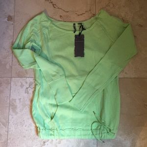 NWT Sansara Green Sweatshirt Size M